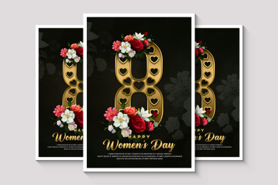 Happy Womens Day flyer