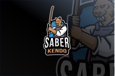 Saber Kendo Logo Template