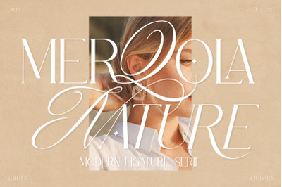 MERQOLA NATURE Typeface