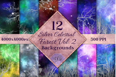 Silver Celestial Forest Vol. 2 Backgrounds
