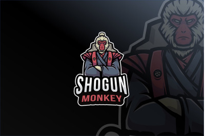 Shogun Monkey Logo Template