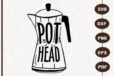Funny Design Pot Head Coffee Gift