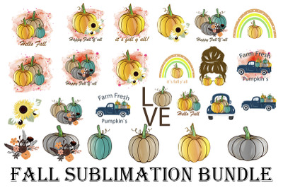 Pumpkins Sublimation Bundle, Pumpkins Bundle, Autumn