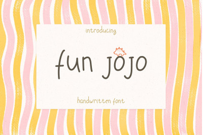 fun JOJO Handwritten Font