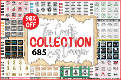 The Crafty Collection SVG Bundle