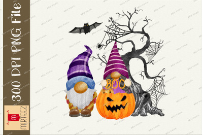 Peek A Boo Gnome Halloween Clipart