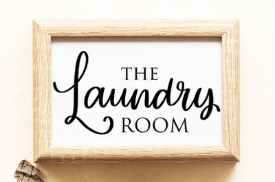 The Laundry Room | Laundry Sign SVG Cut File