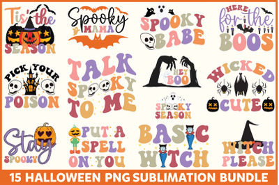 Halloween PNG Sublimation Bundle