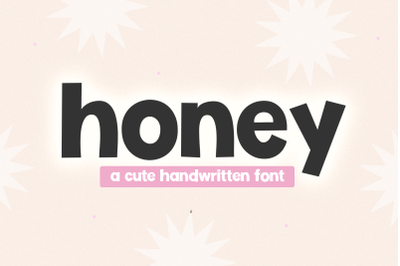 Honey - Fun Handwritten Font