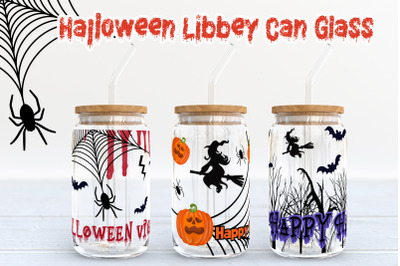 Halloween libbey can glass | Halloween sublimation