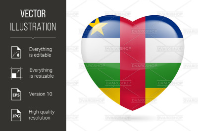 Heart icon of Central African Republic