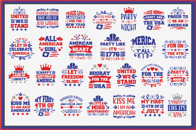 4th of July SVG Bundle 31 Designs