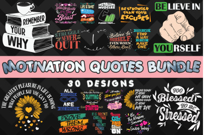 Motivation quotes Bundle 20 designs