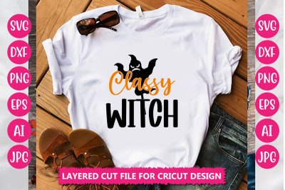 Classy Witch SVG CUT FILE