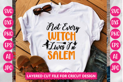 Not Every Witch Lives In Salem SVG CUT FILE