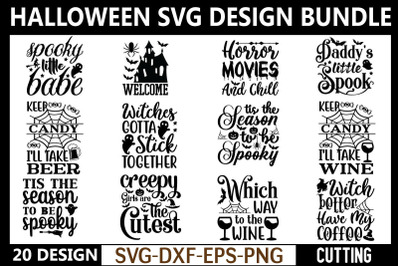 Halloween Quotes Svg Bundle