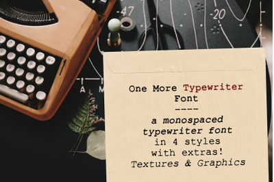 One More Typewriter font