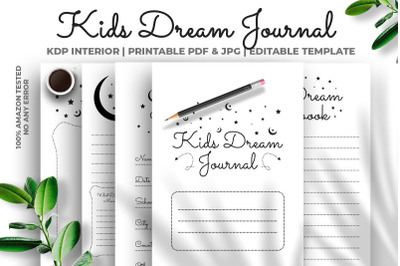 Kids Dream Journal KDP Interior