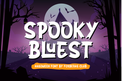 Spooky Bluest | Spooky Handwritten Font