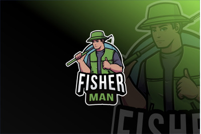 Fisherman Logo Template