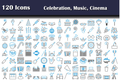 120 Icons Of Celebration, Music, Cinema