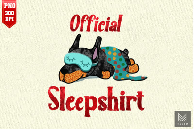 Doberman Dog Lover Official Sleepshirt