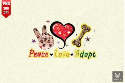 Peace Love Rescue Adopt Dog Lover