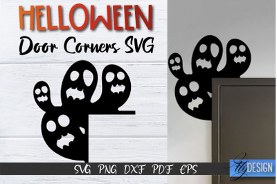 Halloween Door Corner SVG | Halloween Laser Files