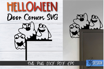 Halloween Door Corner SVG | Halloween Laser Files