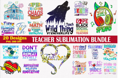 Teacher Bundle-20 Designs-220719