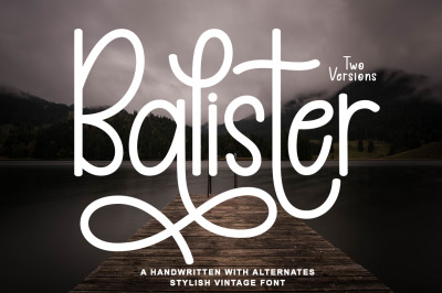 Balister | Two Versions Font