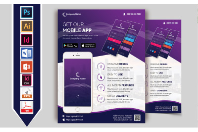 Mobile App Promotional Flyer Vol-01