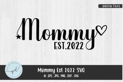 Mommy Est. 2022 SVG