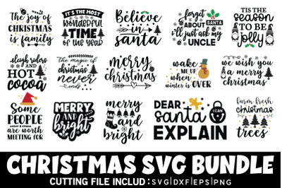 Christmas SVG Bundle