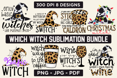 Which Witch Sublimation Bundle, Sublimation Bundle