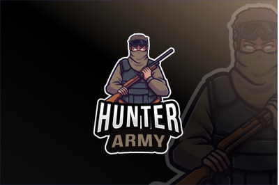 Hunter Army Logo Template