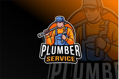 Plumber Service Logo Template