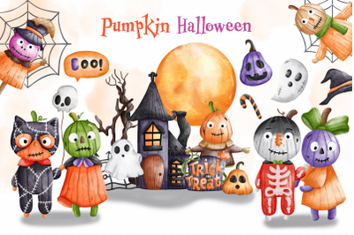 Halloween Pumpkin Charecter-Pumpkin Kids