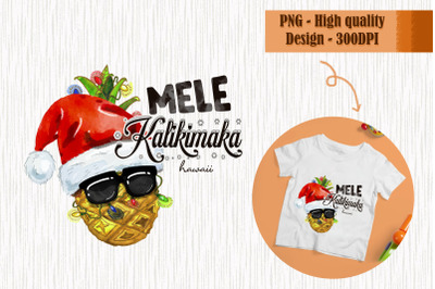 Mele Kalikimaka Pineapple Xmas In July