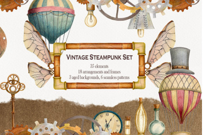 Vintage Steampunk Set