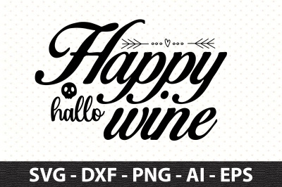 happy hallo wine svg