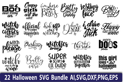 Halloween SVG Bundle