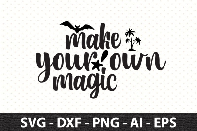 Make your own magic svg