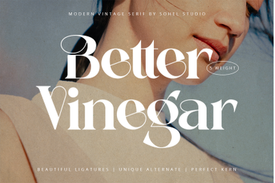 Better Vinegar | Modern Vintage Serif