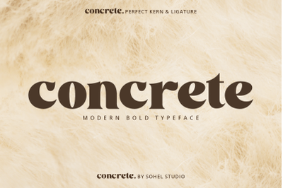 Concrete | Modern Bold Serif