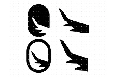 Airplane wing SVG