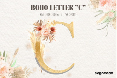 Boho Wedding&nbsp;Letter C