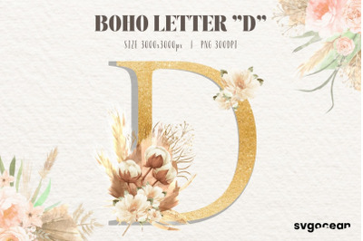 Boho Table&nbsp;Letter D