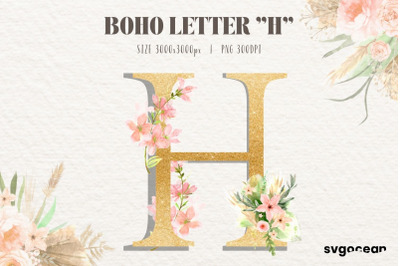 Boho Wedding&amp;nbsp;Letter H