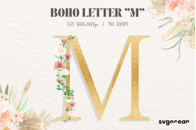 Boho Wedding&amp;nbsp;Letter M